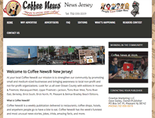 Tablet Screenshot of coffeenewsjersey.com